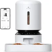 Petlibro Distributeur Automatique de Nourriture avec Wifi Double PLAF103 Blanc