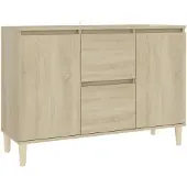vidaXL Sideboard chêne Sonoma 103,5x35x70 cm Matériau dérivé du bois