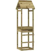 vidaXL Tour de jeu 53x46,5x194 cm bois de pin imprégné