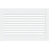 vidaXL Porte d'armoire à persiennes blanc 39,5x59,4 cm pin massif