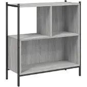 vidaXL Bibliothèque sonoma gris 72x28x77,5 cm bois d'ingénierie
