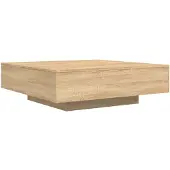 vidaXL Table basse en chêne Sonoma 100x100x31 cm Bois composite