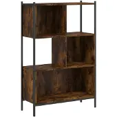 vidaXL Bibliothèque chêne fumé 72x28x109 cm bois d'ingénierie