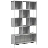 vidaXL Bibliothèque sonoma gris 102x28x172 cm bois d'ingénierie