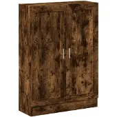 vidaXL Bibliothèque chêne fumé 82,5x30,5x115 cm bois d'ingénierie