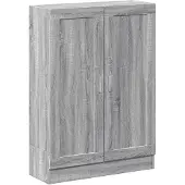 vidaXL Bibliothèque sonoma gris 82,5x30,5x115 cm bois d'ingénierie