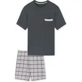 Schiesser Pyjama Schiesser Homme 180261 Charcoal-Taille 56