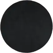 vidaXL Tapis OVIEDO à poils courts noir Ø 160 cm