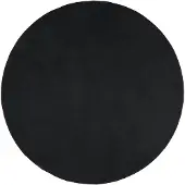vidaXL Tapis OVIEDO à poils courts noir Ø 200 cm