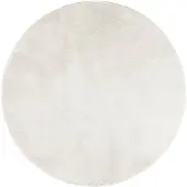 vidaXL Tapis OVIEDO à poils courts crème Ø 160 cm