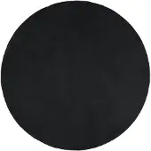 vidaXL Tapis OVIEDO à poils courts noir Ø 120 cm