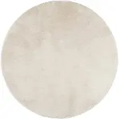 vidaXL Tapis OVIEDO à poils courts beige Ø 160 cm