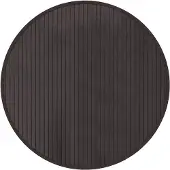 vidaXL Tapis rond marron foncé 60 cm bambou
