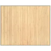 vidaXL Tapis rectangulaire naturel clair 80x100 cm bambou