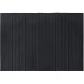 vidaXL Tapis rectangulaire noir 70x100 cm bambou