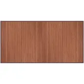 vidaXL Tapis rectangulaire marron 100x200 cm bambou