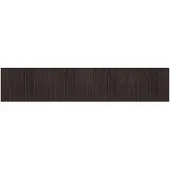 vidaXL Tapis rectangulaire marron foncé 80x400 cm bambou