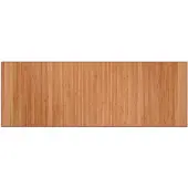 vidaXL Tapis rectangulaire naturel 70x200 cm bambou