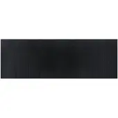 vidaXL Tapis rectangulaire noir 100x300 cm bambou