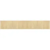 vidaXL Tapis rectangulaire naturel clair 70x400 cm bambou