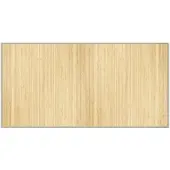 vidaXL Tapis rectangulaire naturel clair 100x200 cm bambou