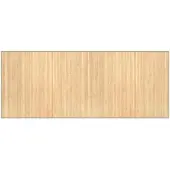 vidaXL Tapis rectangulaire naturel clair 80x200 cm bambou