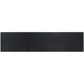 vidaXL Tapis rectangulaire noir 70x300 cm bambou