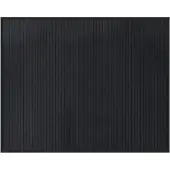 vidaXL Tapis rectangulaire noir 80x100 cm bambou