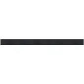 vidaXL Tapis rectangulaire noir 70x1000 cm bambou
