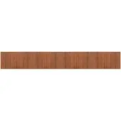 vidaXL Tapis rectangulaire marron 60x400 cm bambou