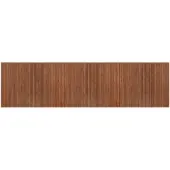vidaXL Tapis rectangulaire marron 80x300 cm bambou