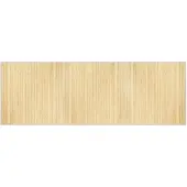vidaXL Tapis rectangulaire naturel clair 100x300 cm bambou