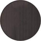 vidaXL Tapis rond marron foncé 80 cm bambou