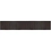 vidaXL Tapis rectangulaire marron foncé 70x400 cm bambou