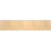 vidaXL Tapis rectangulaire naturel clair 80x400 cm bambou