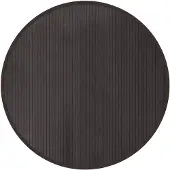 vidaXL Tapis rond marron foncé 100 cm bambou