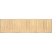 vidaXL Tapis rectangulaire naturel clair 80x300 cm bambou