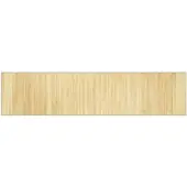 vidaXL Tapis rectangulaire naturel clair 70x300 cm bambou