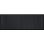 vidaXL Tapis rectangulaire noir 70x200 cm bambou