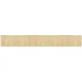 vidaXL Tapis rectangulaire naturel clair 70x500 cm bambou