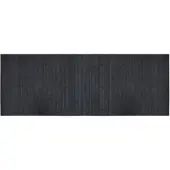 vidaXL Tapis rectangulaire gris 70x200 cm bambou