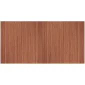 vidaXL Tapis rectangulaire marron 100x200 cm bambou