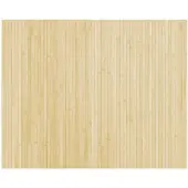 vidaXL Tapis rectangulaire naturel clair 80x100 cm bambou