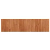 vidaXL Tapis rectangulaire marron 80x300 cm bambou