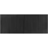 vidaXL Tapis rectangulaire gris 80x200 cm bambou