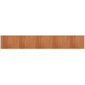 vidaXL Tapis rectangulaire marron 80x500 cm bambou