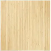 vidaXL Tapis rectangulaire naturel clair 100x100 cm bambou
