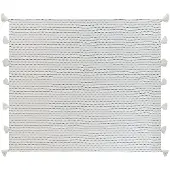 Beliani Couvre-Lits Modar Coton 220 X 240 Cm Blanc Cassé
