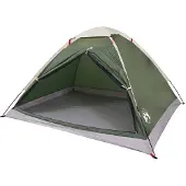 vidaXL Tente de camping dôme 4 personnes Vert Étanche