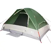 vidaXL Tente de camping dôme 4 personnes Vert Étanche